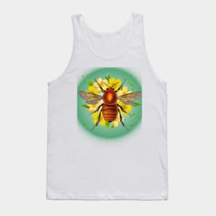 Bee on flowers Tank Top